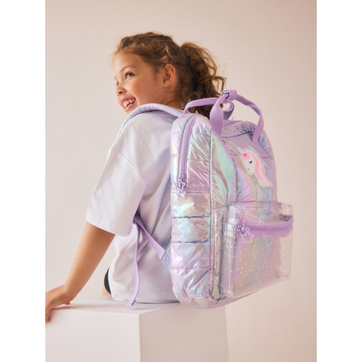 Sac à dos licorne lilas, NEXT