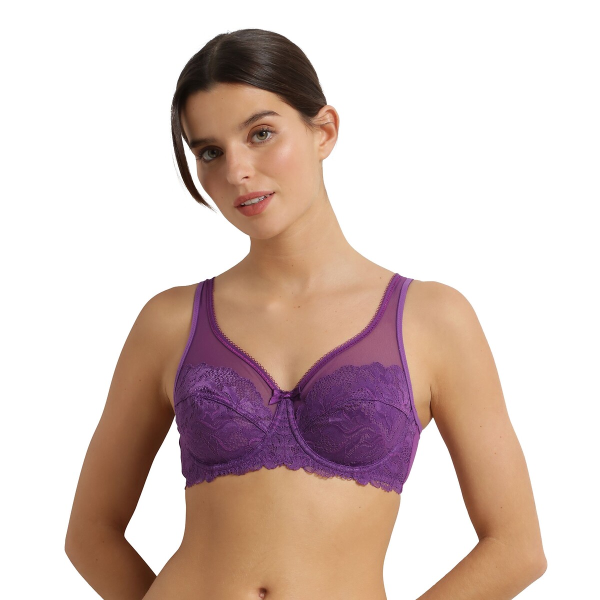 Reggiseno Avvolgente Generous Pizzo Abbigliamento E Accessori Biancheria Intima Calze Reggiseni La Redoute