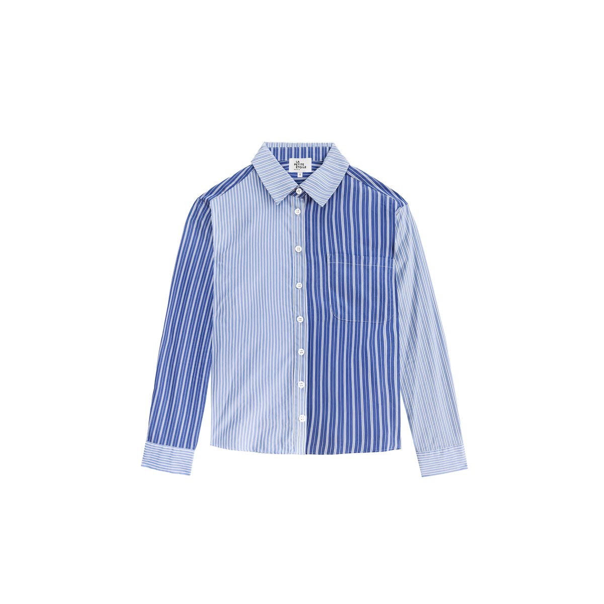 CHEMISE imprimé rayures, marinière CLARIN 20-bleu/ecru, LA PETITE ETOILE
