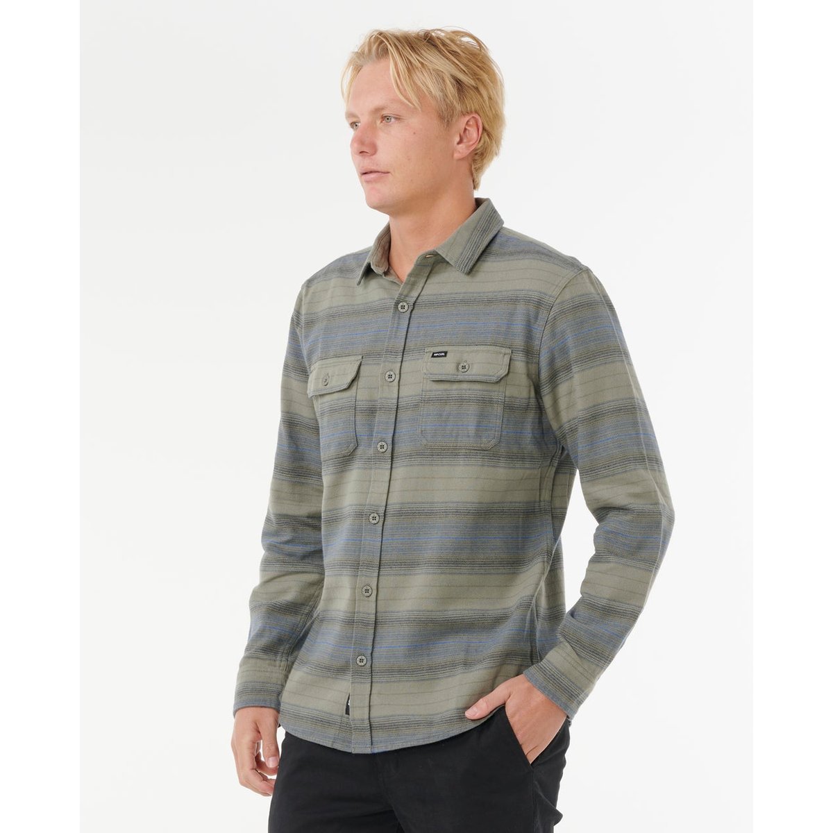 Chemise en flanelle LINE UP cactus profond, RIP CURL