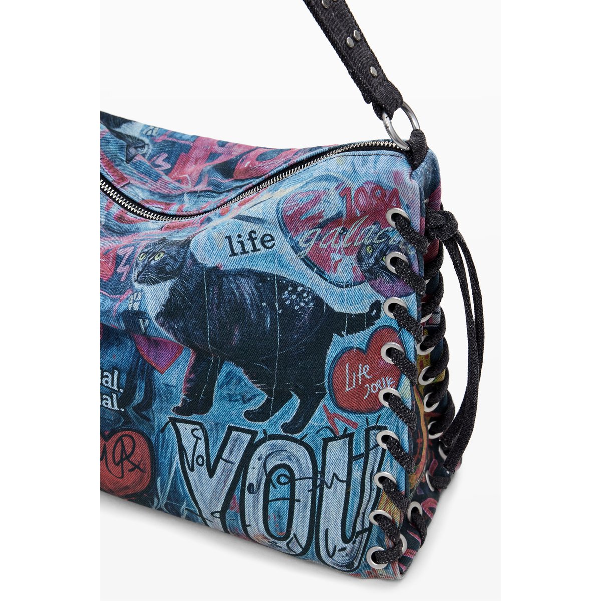 Grand sac graffiti multicolore, DESIGUAL