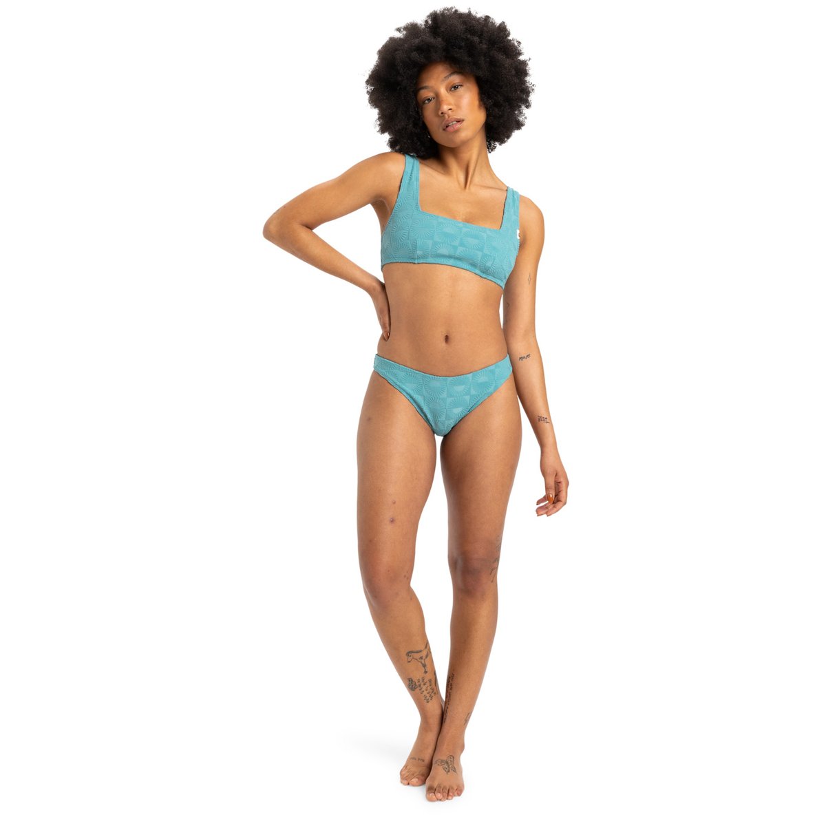 Bas de maillot taille basse DARK ROY bleu brittany blue, QUIKSILVER