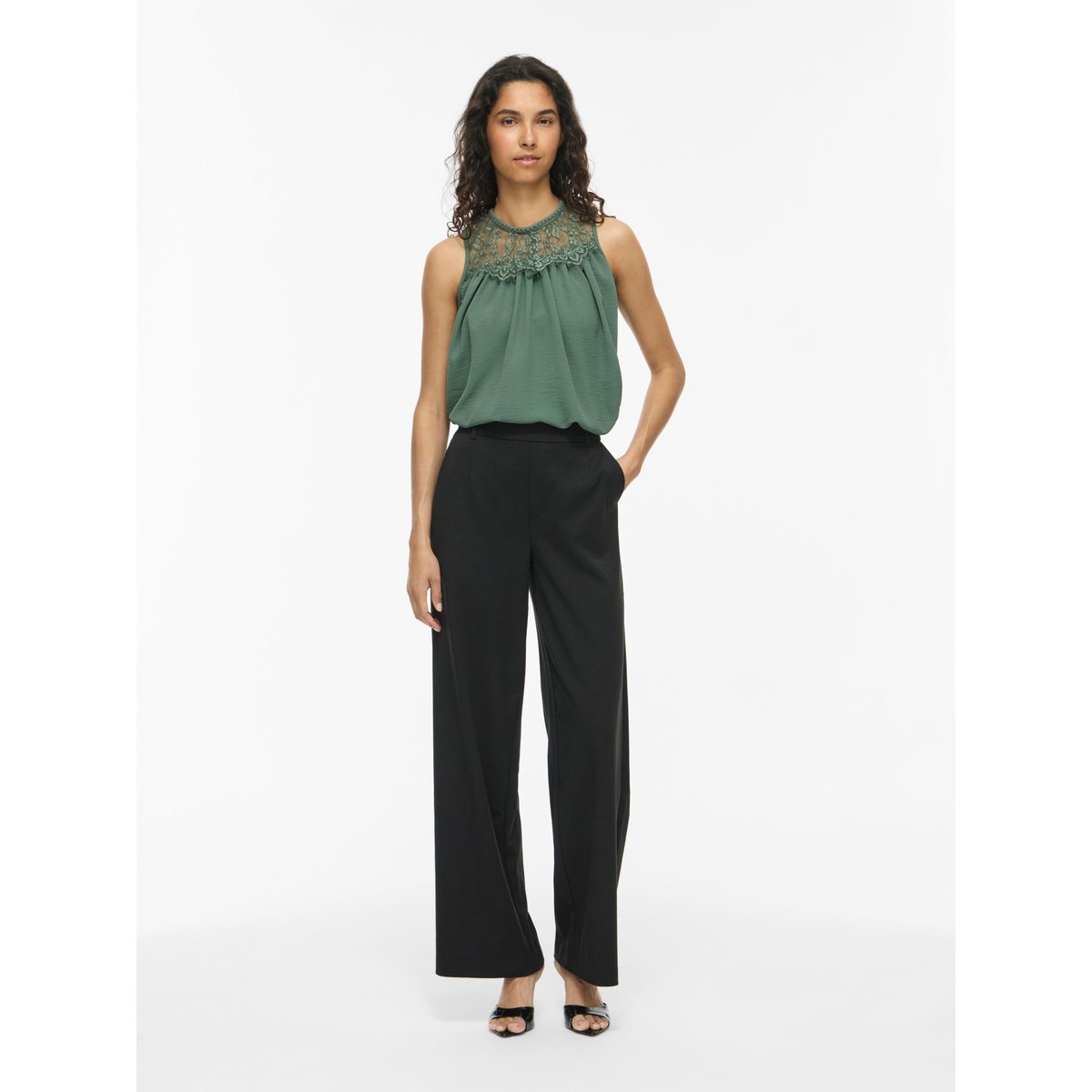Top Sans Manches vert - laurel wreath1, VILA