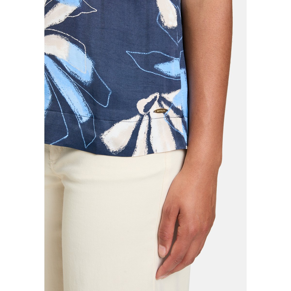 Tunique manches courtes bleu foncé/bleu, BETTY & CO