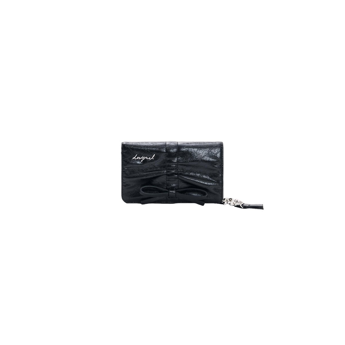 Porte-monnaie moyen noir, DESIGUAL