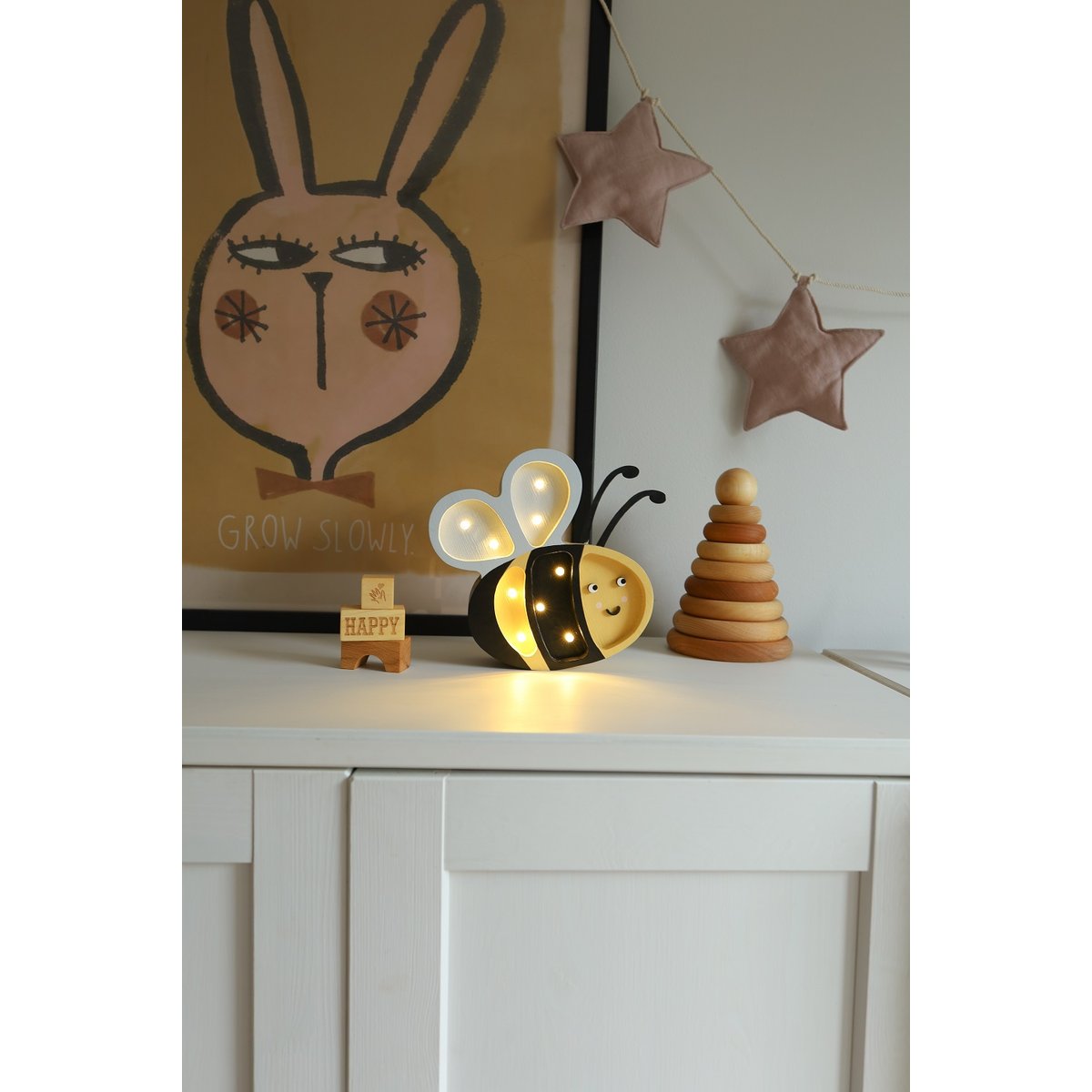 Lampe Veilleuse Abeille jaune, LITTLE LIGHTS