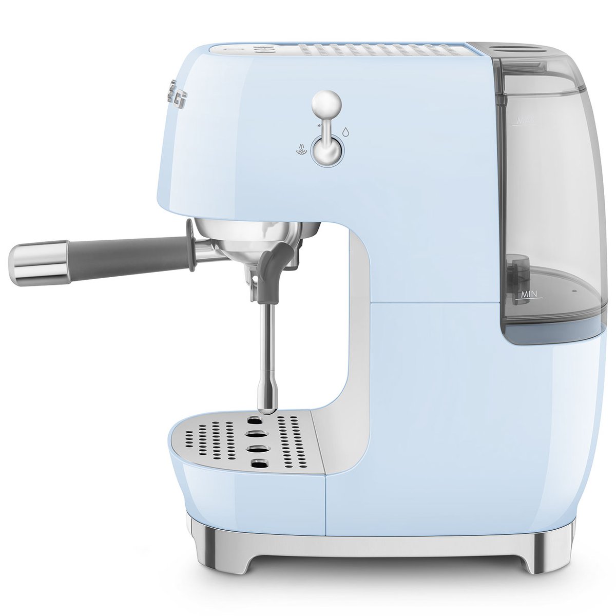 Machine à café manuelle Cold Brew ECF03 bleu azur brillant, SMEG