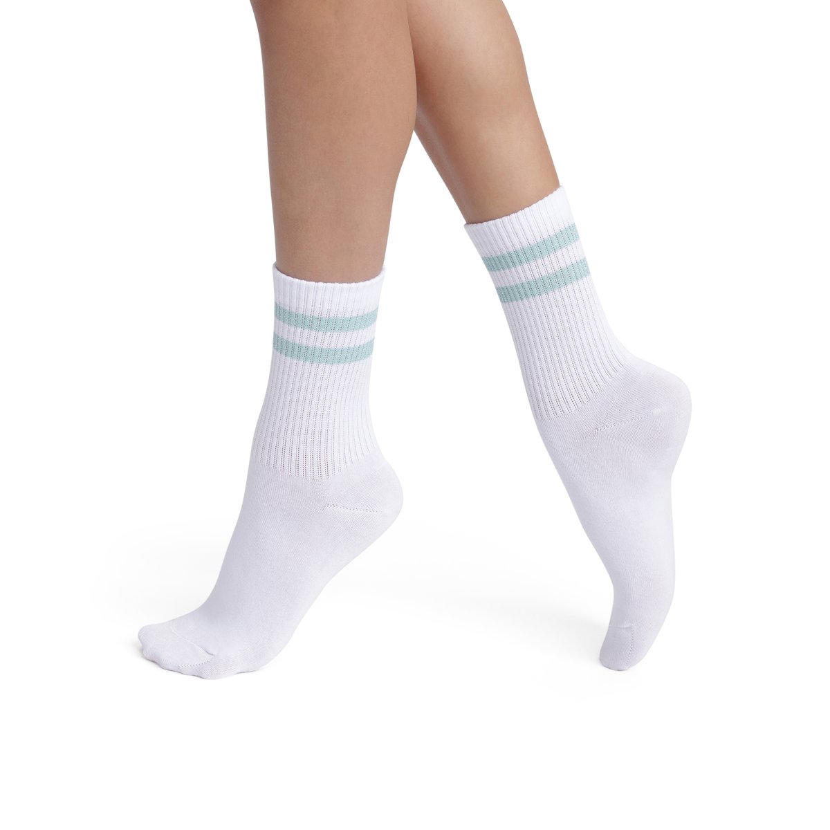 Mi-chaussettes coton Mode bleu clair, DIM