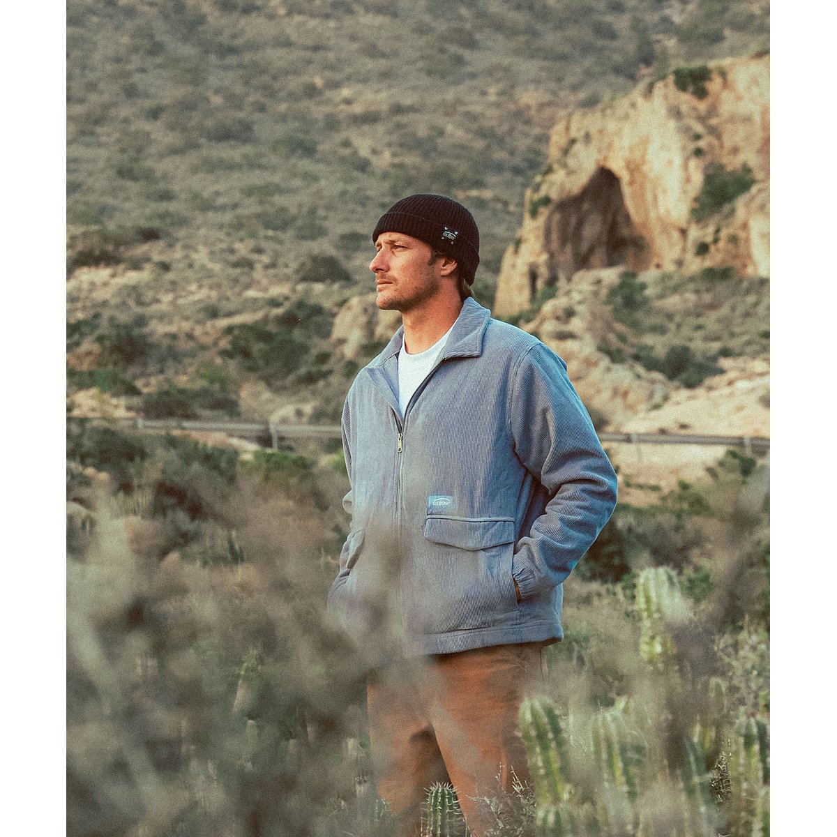 Blouson en velours CORD faded blue, OXBOW
