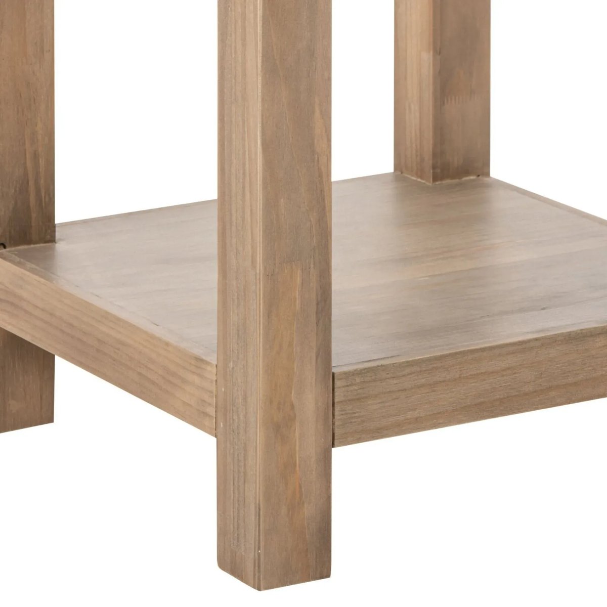 Table d'appoint en bois naturel avec tiroir et tablette H90 - BASTIDE bois clair, HELLIN, DEPUIS 1862