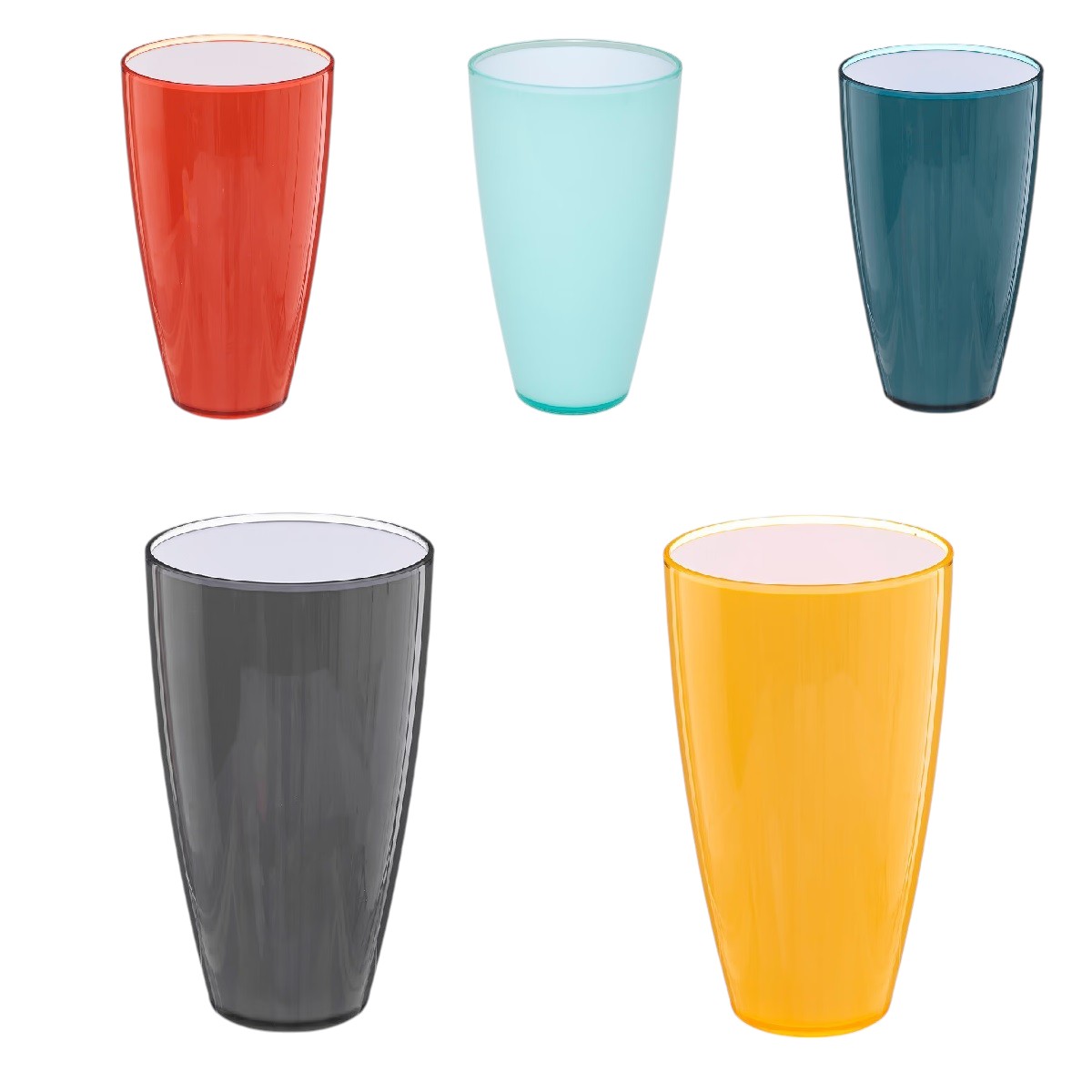 Verre 14 cm Collection Pastel moutarde moutarde, EDEN