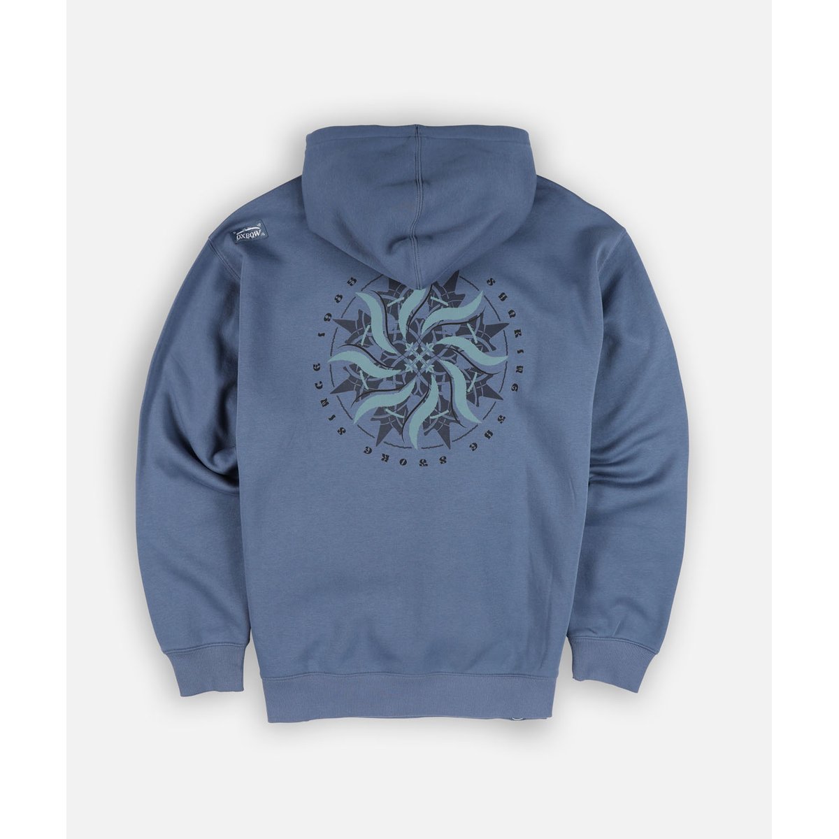 Sweat à capuche SHURIKEN vintage indigo, OXBOW