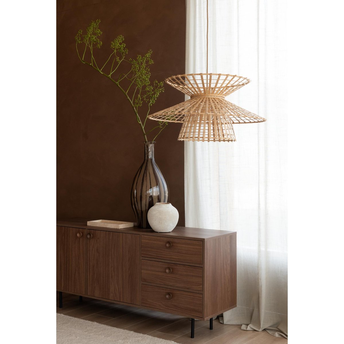 Lampe Suspendue Bambou MACHUPICCHU naturel, GOOD & MOJO