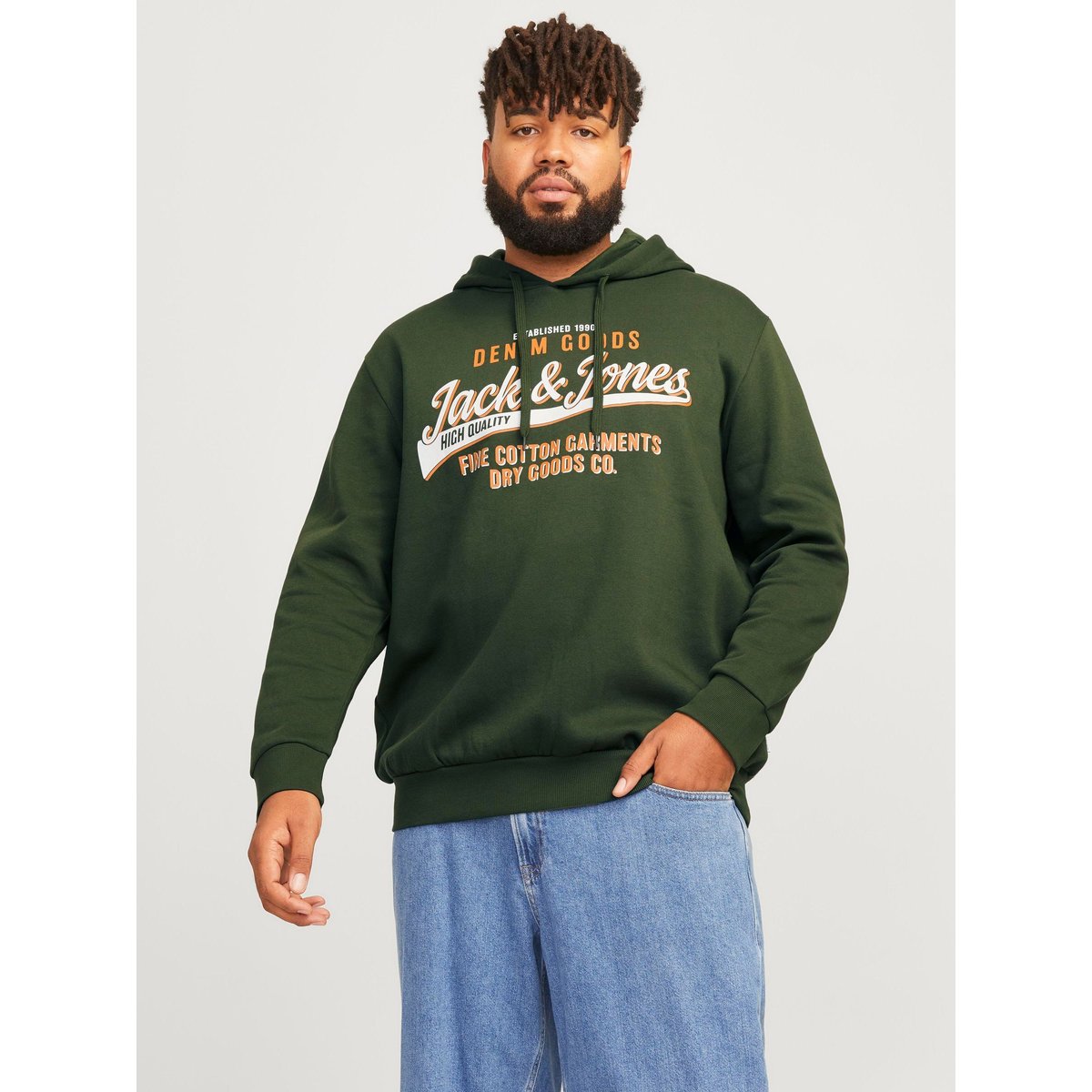Sweat À Capuche kombu green, JACK & JONES
