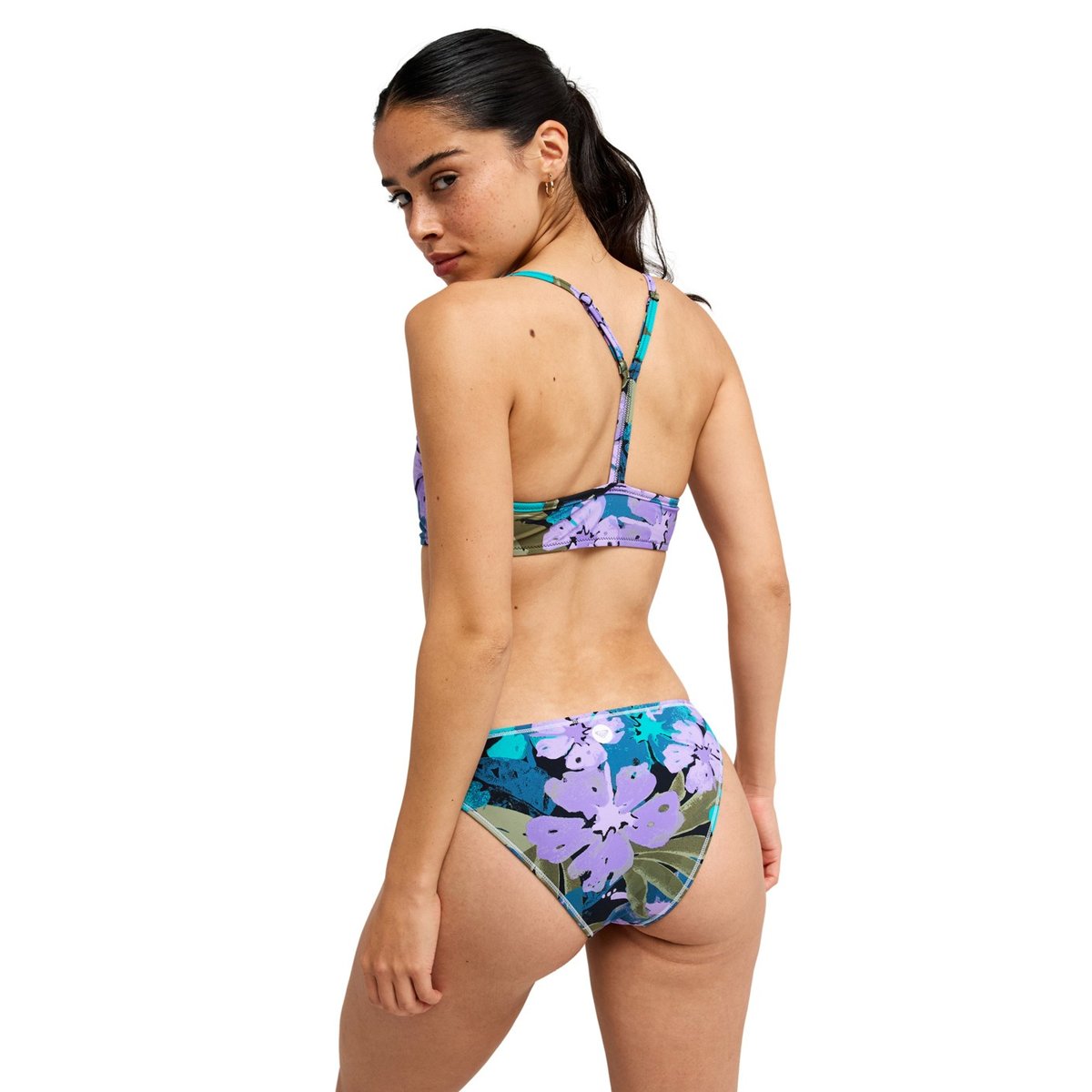 Bas de maillot de bain culotte bikini classique. violet viola golden gal s, ROXY