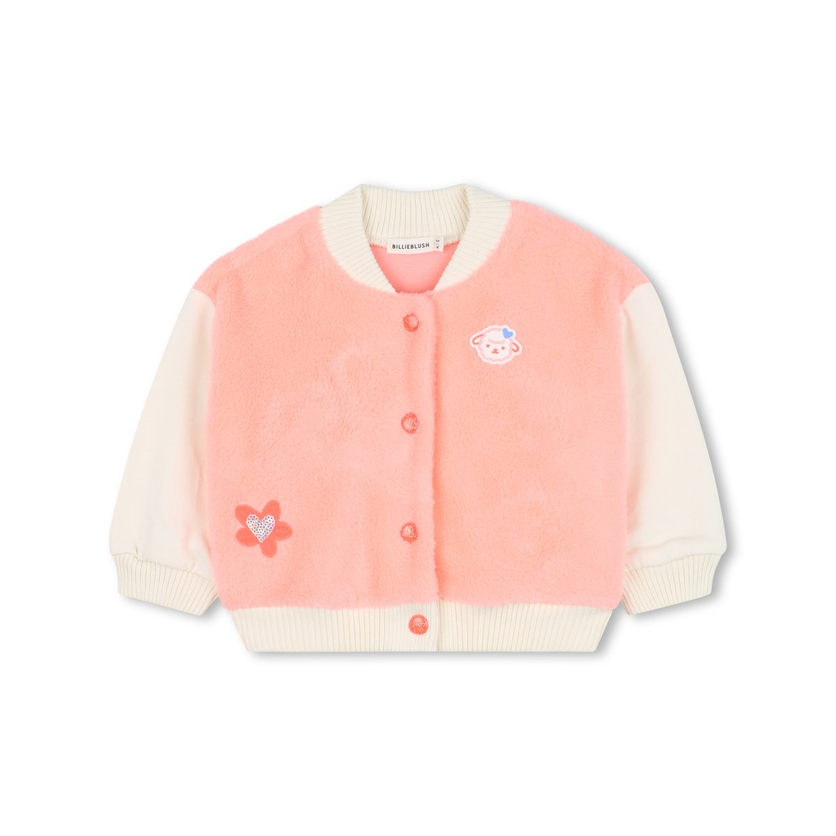 Gilet en polaire ecru rose, BILLIEBLUSH