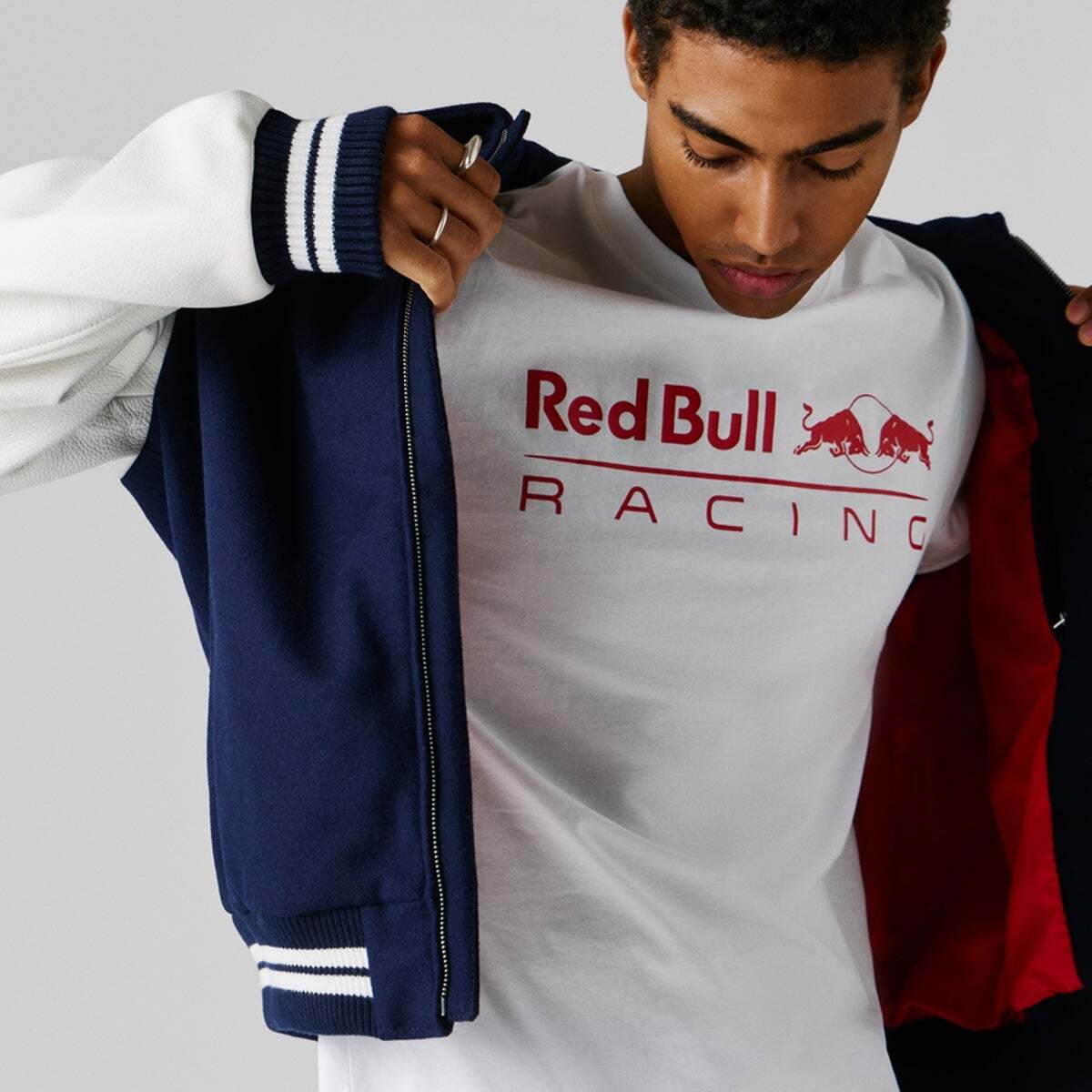 Red Bull Racing T-Shirt Coupe Regular Avec Logo Imprimé blanc, PEPE JEANS