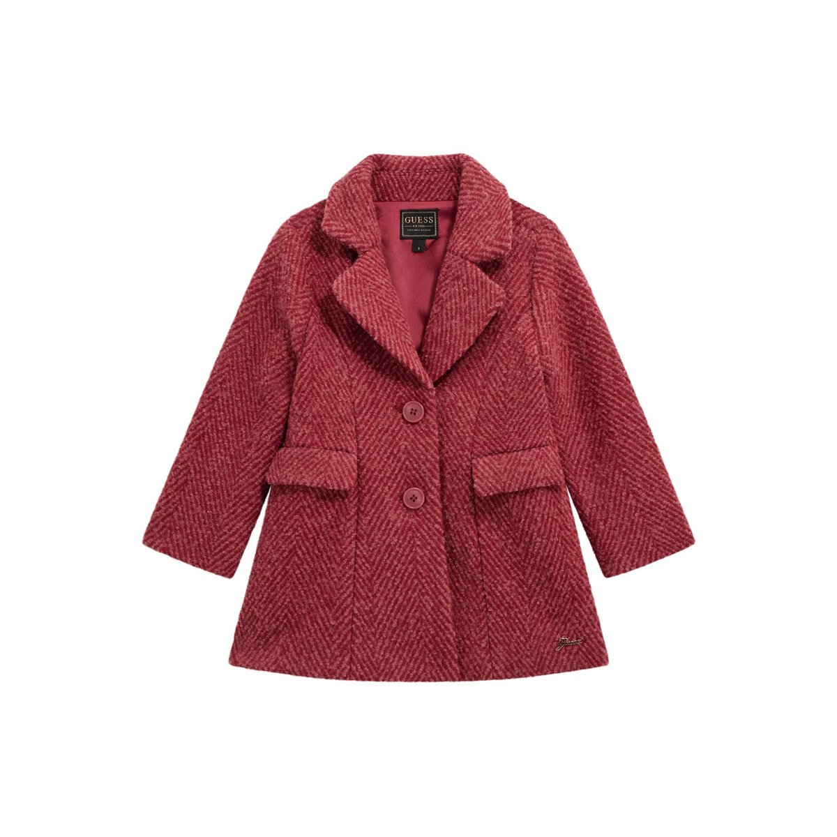 Manteau À Chevrons rouge, GUESS KIDS