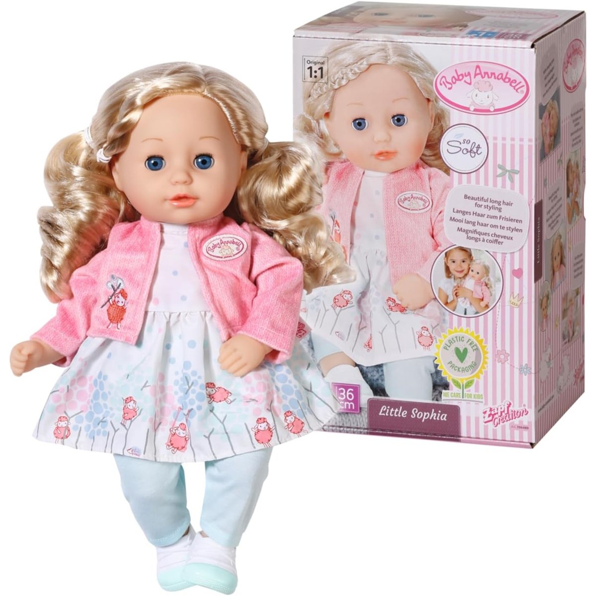 Baby Annabell Little Sophia poupée de 36cm multicolore, ZAPF CREATION