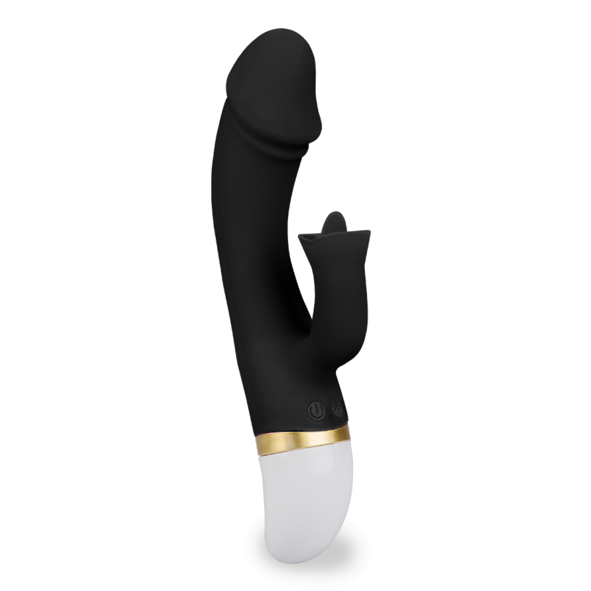 Vibromasseur puissant rabbit Flapa noir, LOVE AND VIBES
