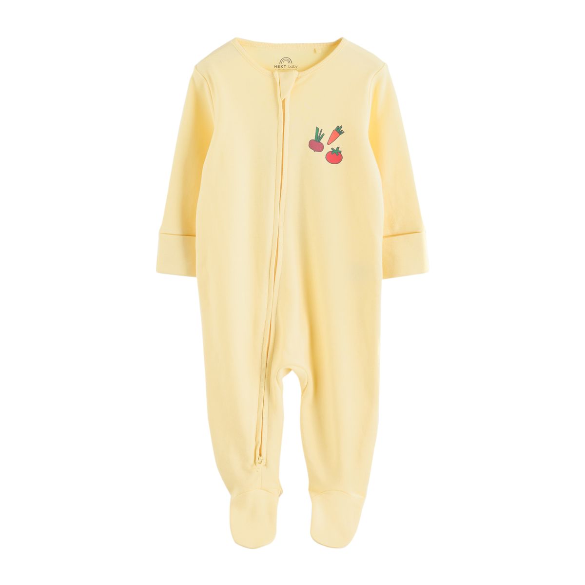 Dors-bien à zip double sens bébé, lot de 3 animaux de ferme jaunes, NEXT