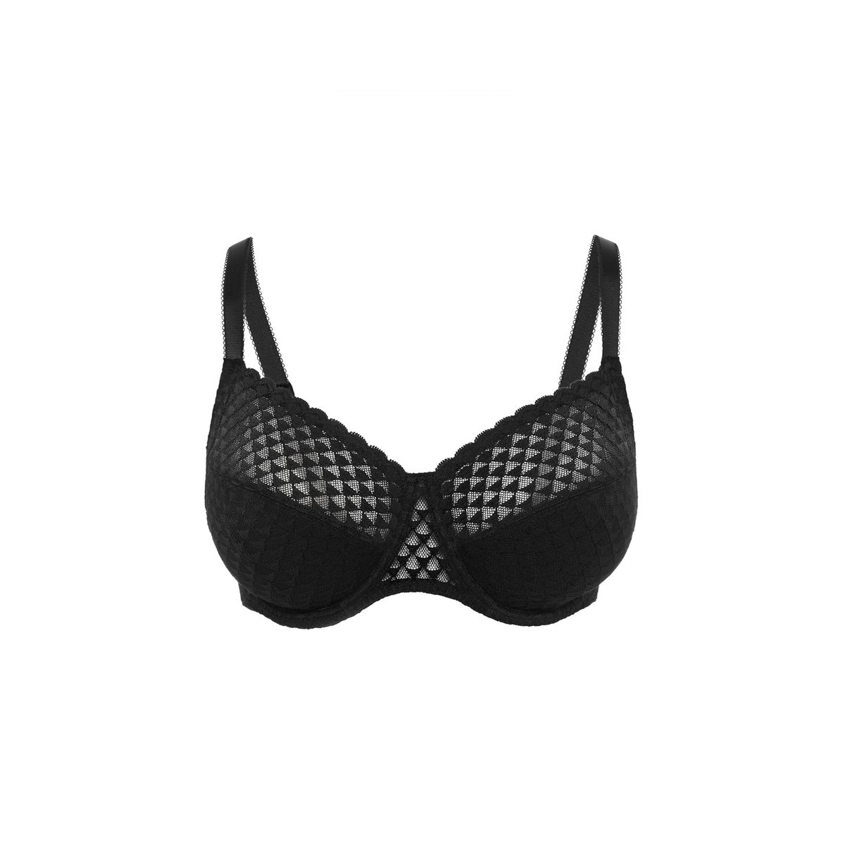 Soutien-gorge avec armature emboitant, SUBTILE noir, SIMONE PERELE