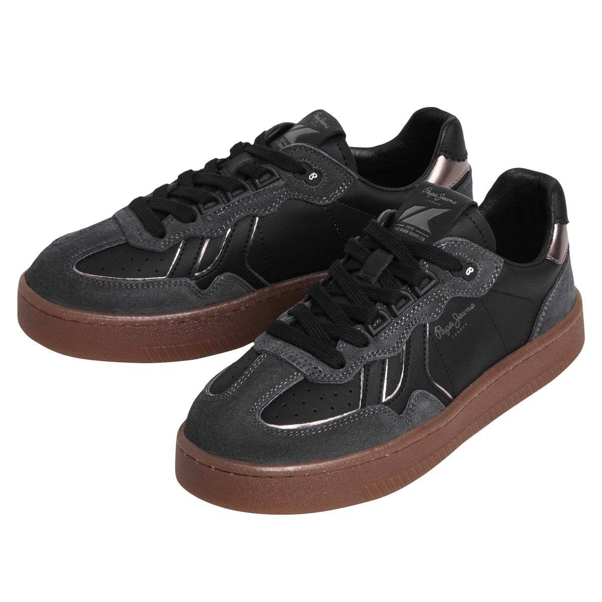Maya - Baskets Combinées À Semelle Cupsole noir, PEPE JEANS