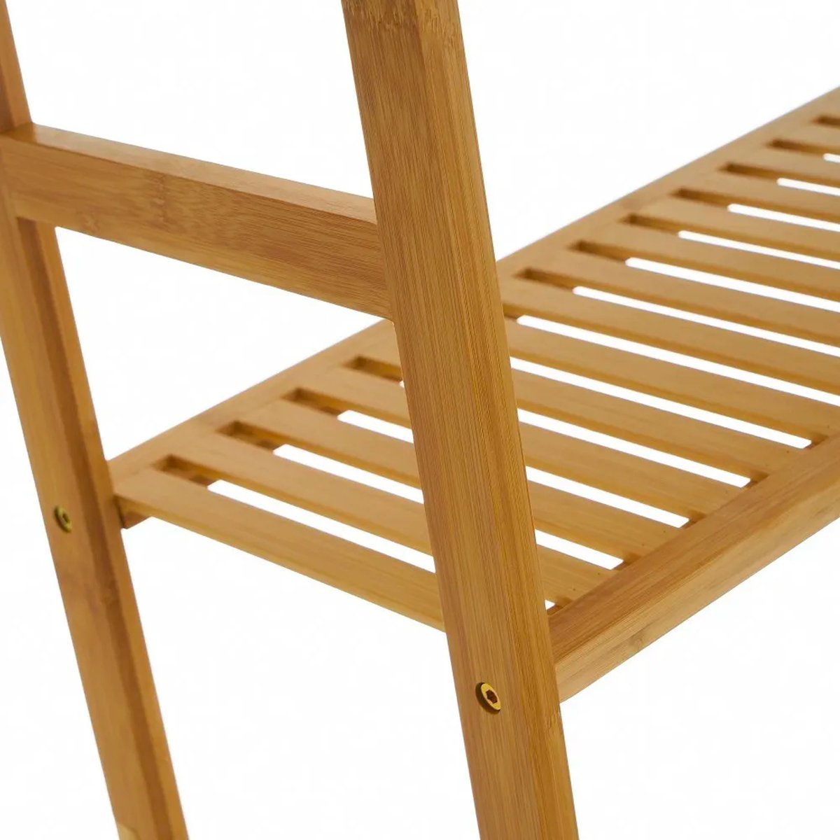 Étagère contour WC en bambou 60x25x161cm bois, WADIGA