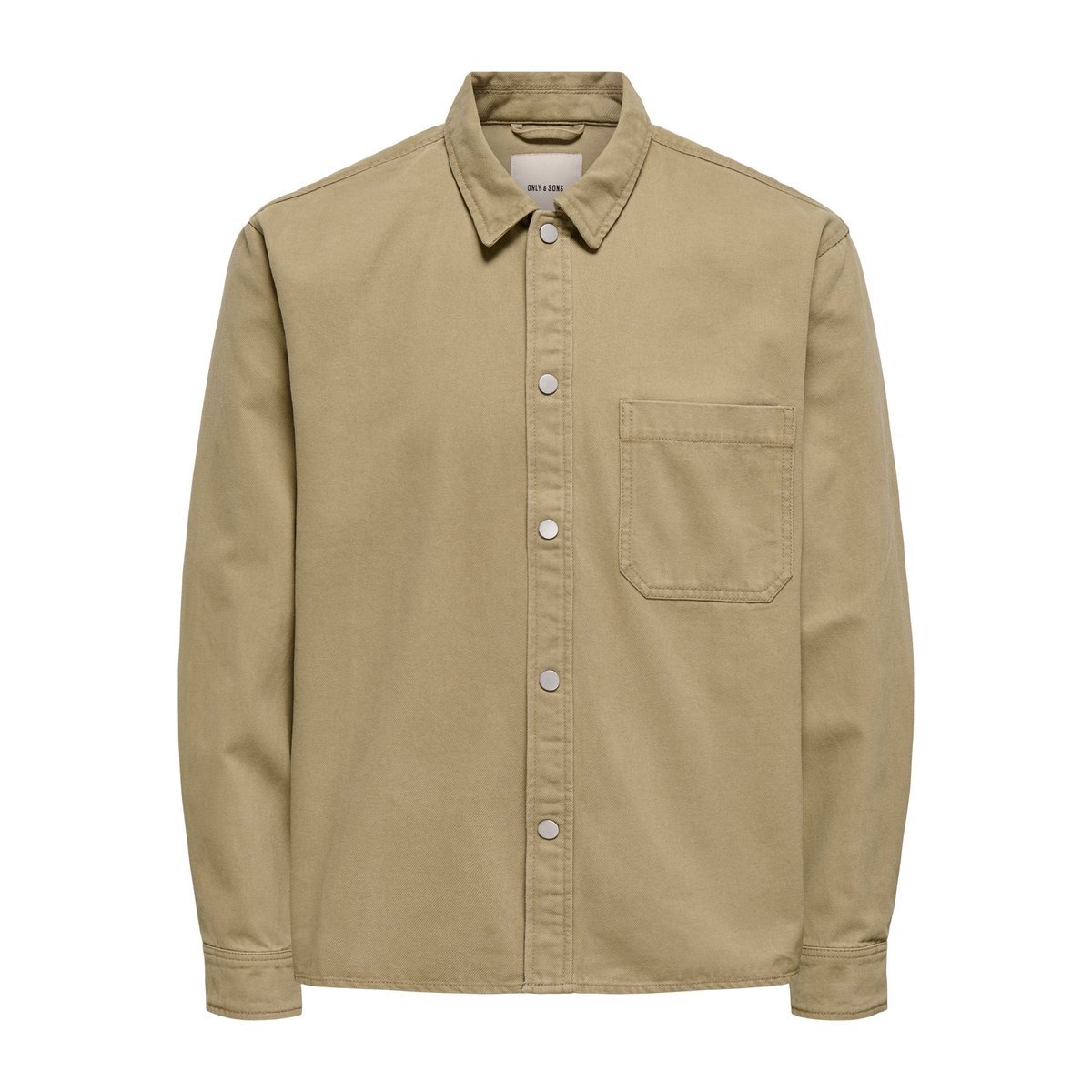 Surchemise beige - petrified oak 1, ONLY & SONS