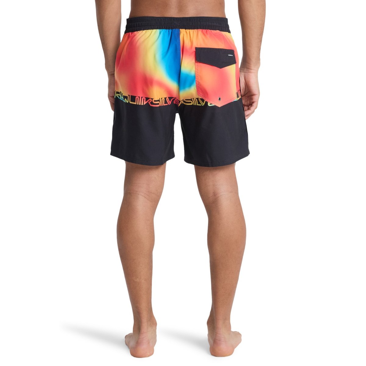Short de bain EVERYDAY 16" noir black wordblock, QUIKSILVER