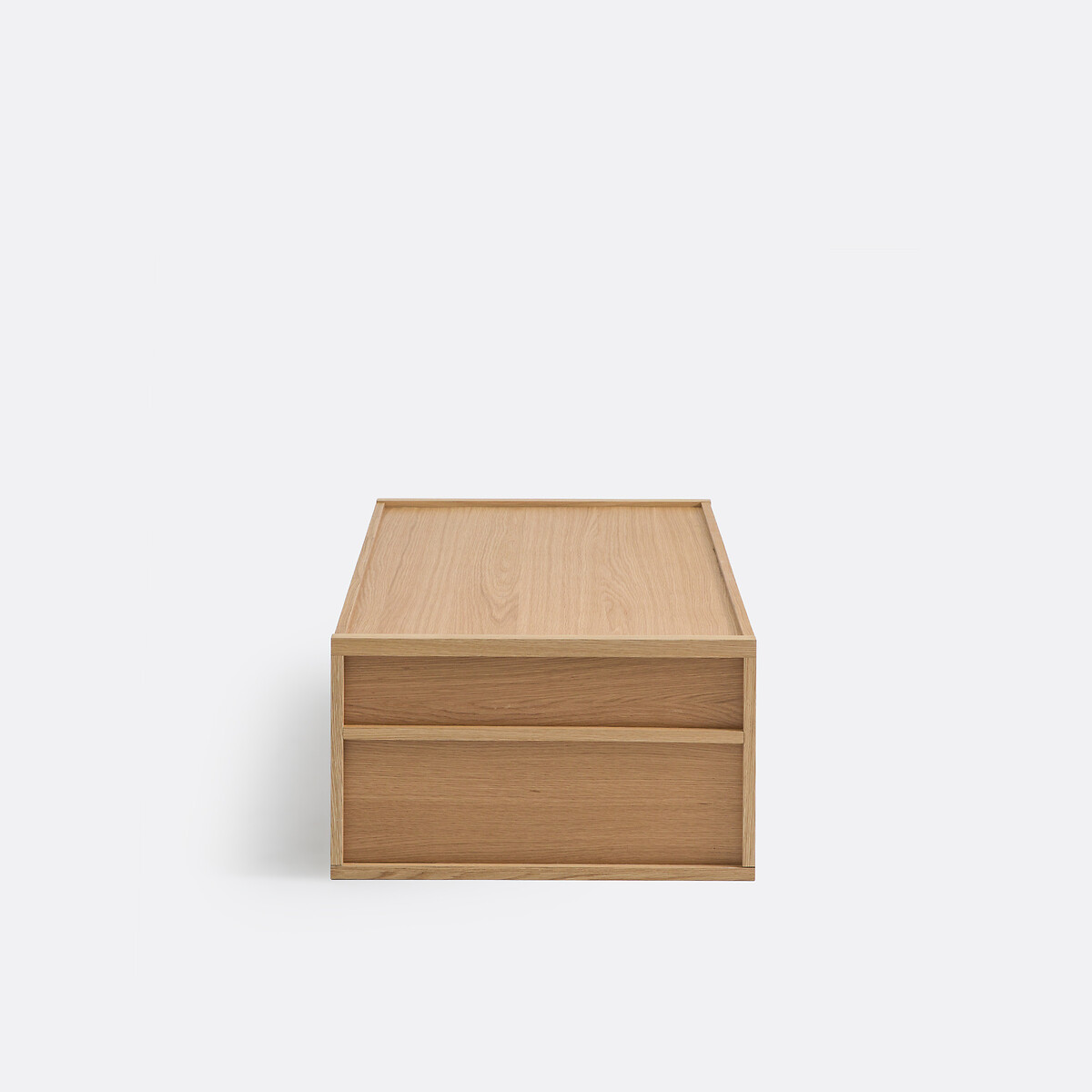 Salontafel met dubbel bovenblad, eikenfineer, Senssia eikkleur, LA REDOUTE INTERIEURS
