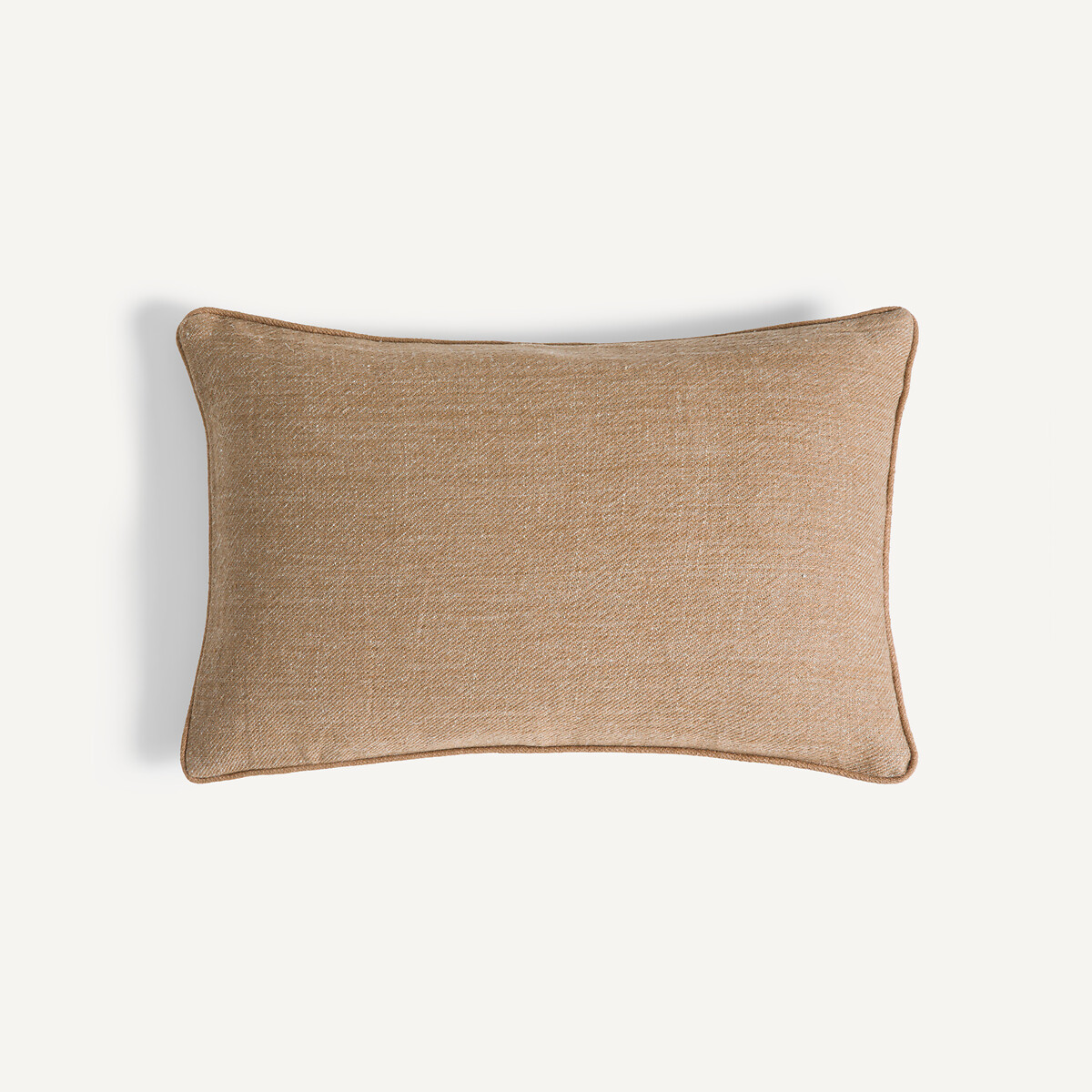 Housse de coussin lin, Serge terre brûlée, AM.PM