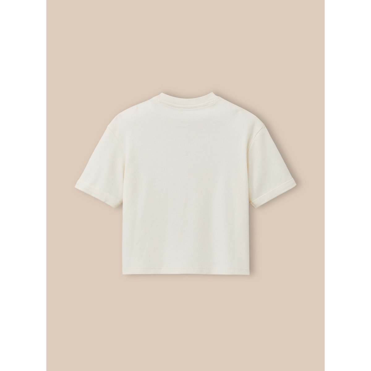 T-shirt  - coton biologique ecru, CYRILLUS