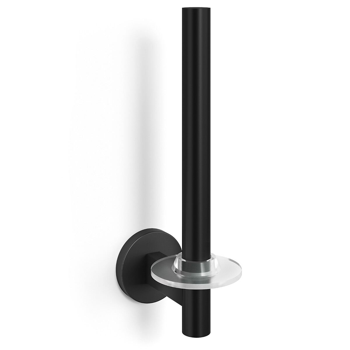 Suporte para rolo de papel higiénico "Scala", ZACK preto inox, ZACK