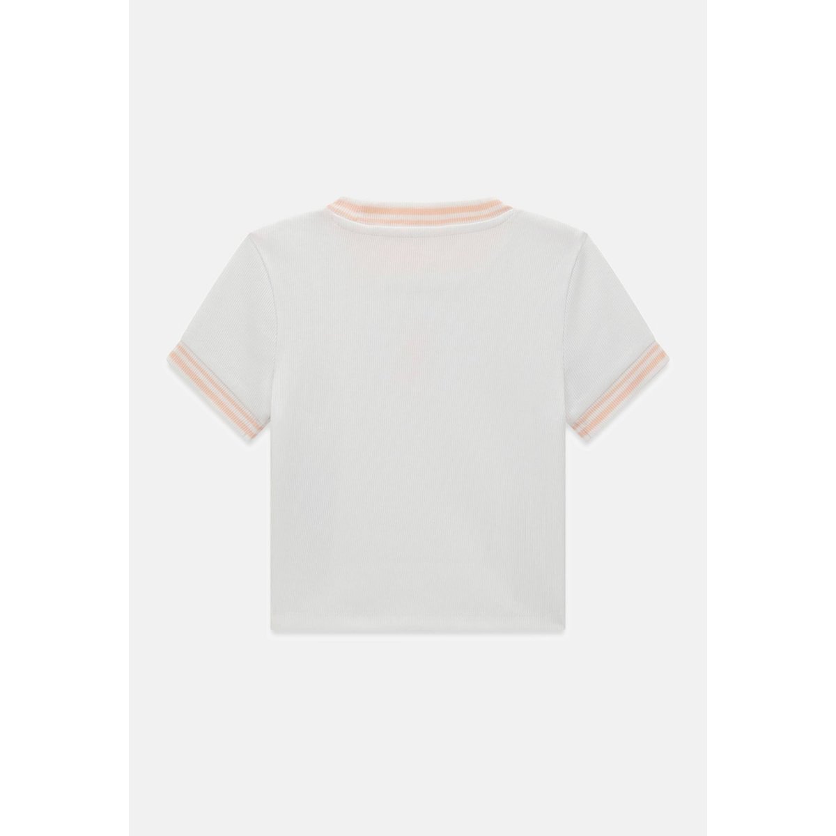 T-Shirt Court Côtelé blanc, GUESS KIDS