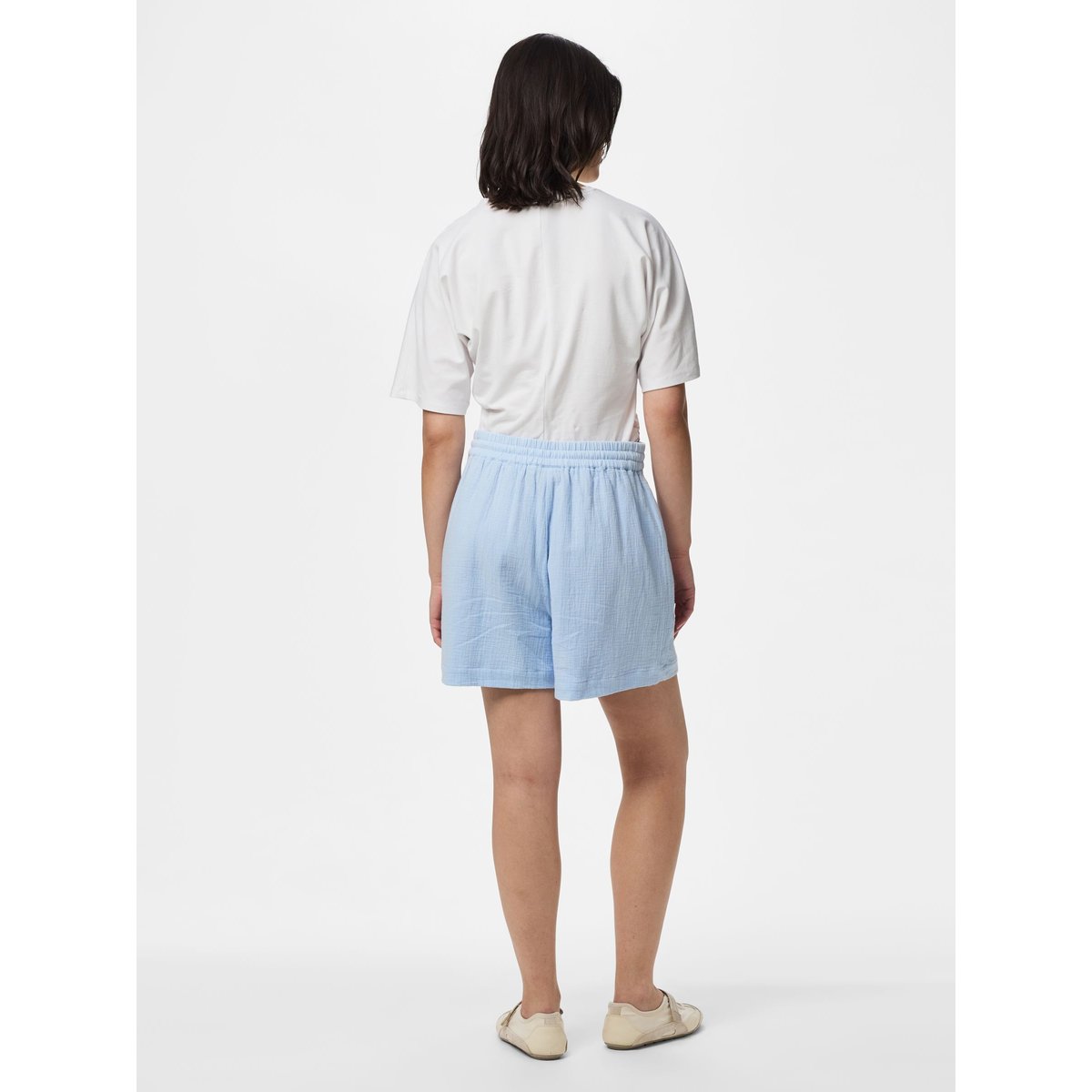 Short cashmere blue, PIECES