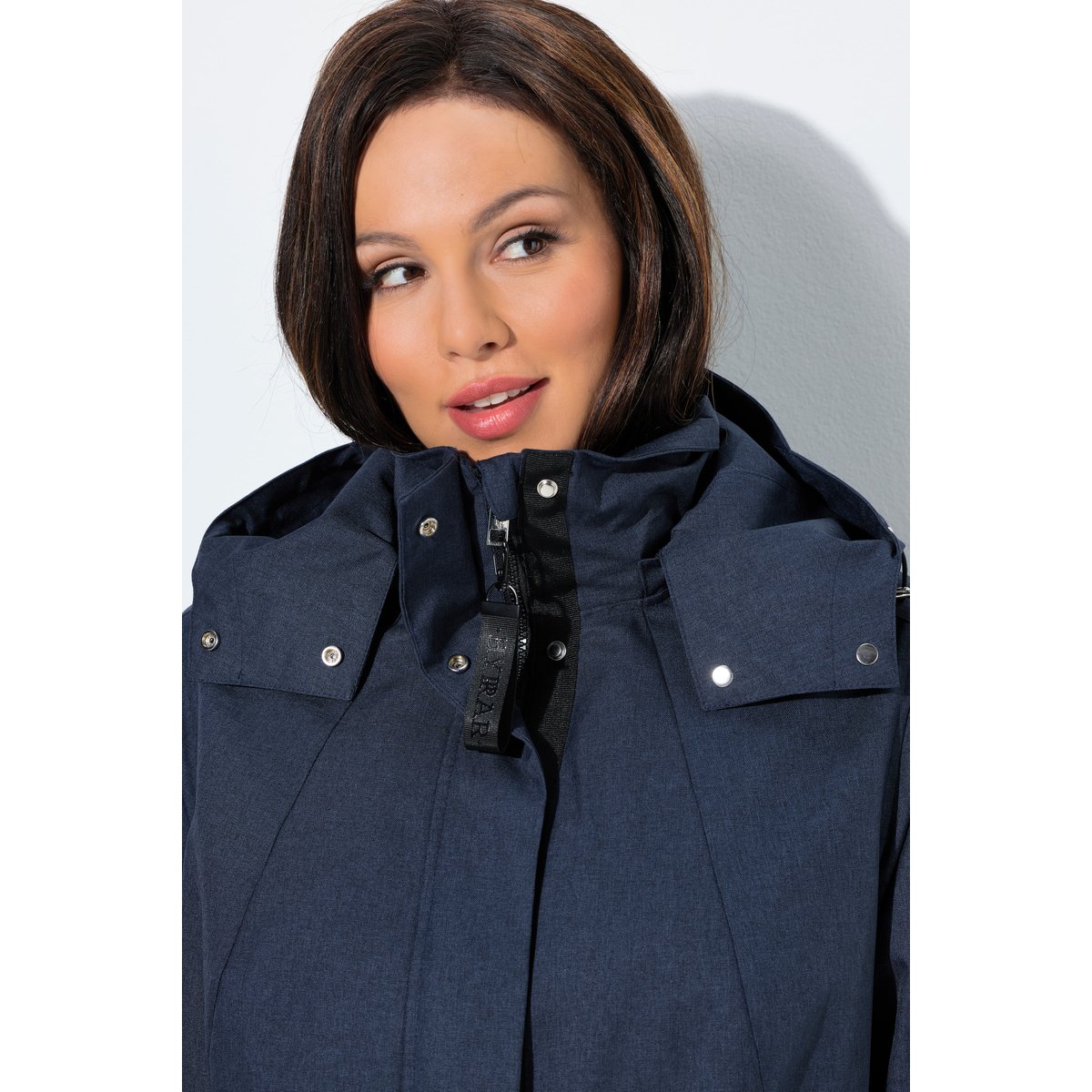 Veste technique HYPRAR à capuche bleu nuit, ULLA POPKEN