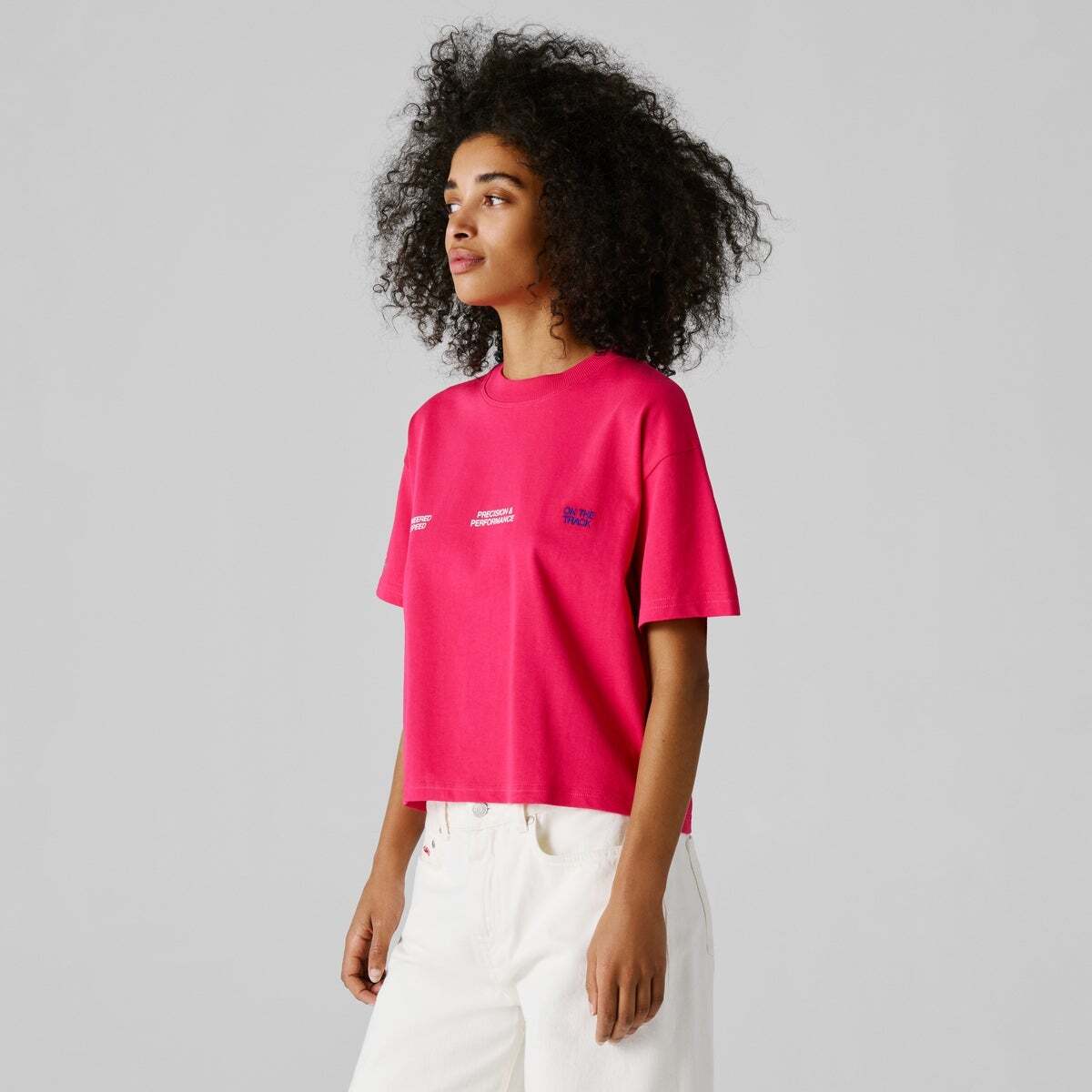 Red Bull Racing T-Shirt À Coupe Large Avec Imprimé Au Dos rose framboise, PEPE JEANS