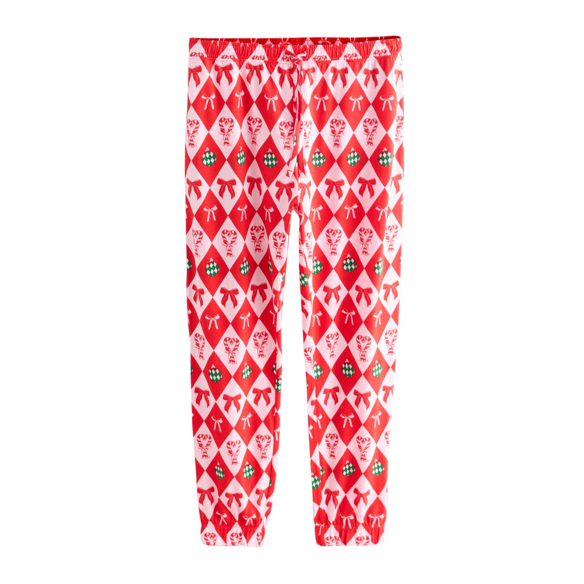 Pyjama à manches longues nœuds de noël rouges, NEXT