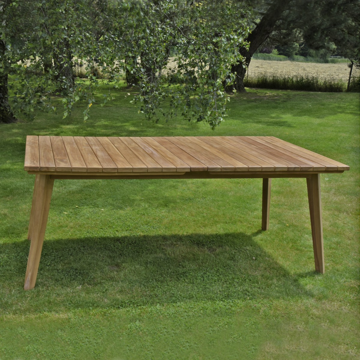 Salon de jardin en teck massif Oasis, 10 places naturel, TECK ATTITUDE