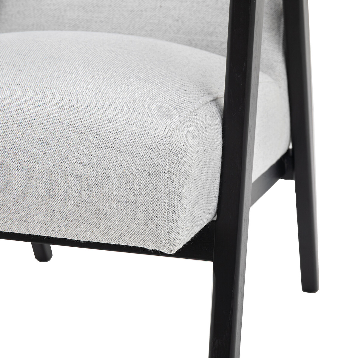 Berlin Mid-Century Armchair with Solid Wood Frame natural, ÉDITÉ