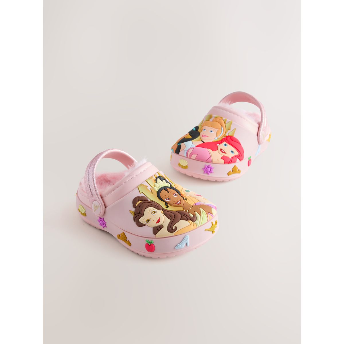 Chaussons sabots confortables disney doublés rose, NEXT