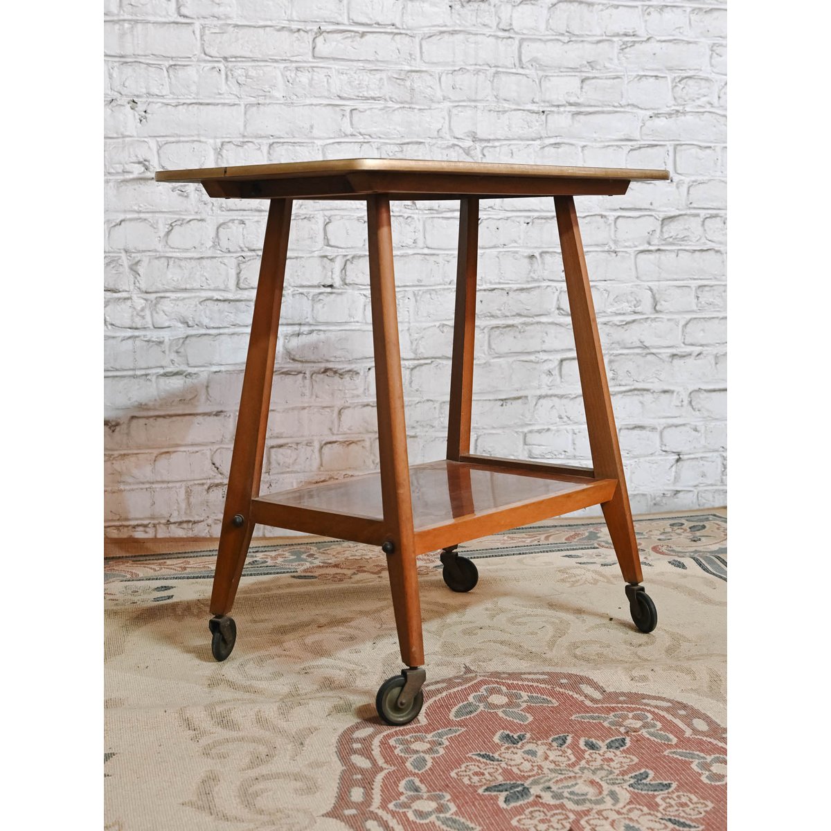 Desserte scandinave Anouk N°386 - Bon état bois clair, DEBONGOUT
