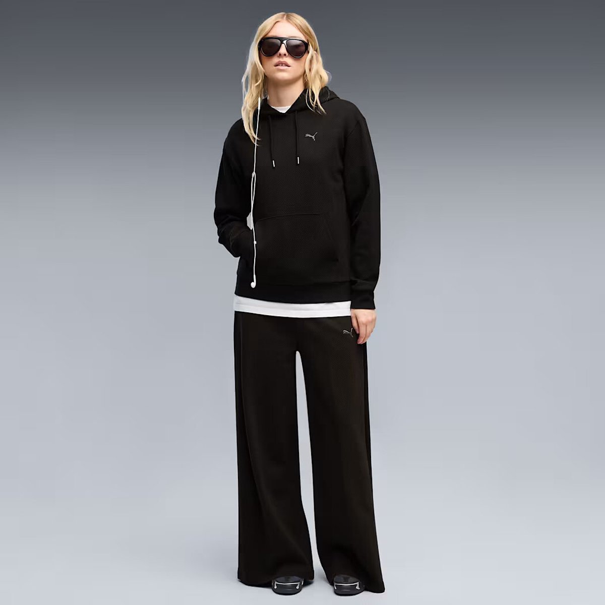 Sudadera con capucha ESSENTIALS ELEVATED negro, PUMA