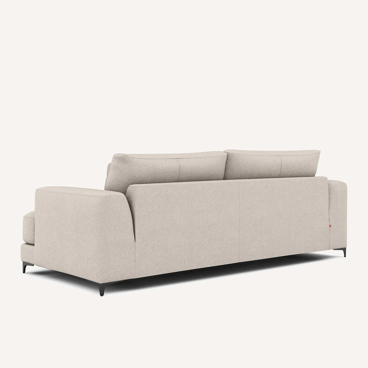 Canapé 4P convertible texturé viscose lin, Marsile naturel, AM.PM