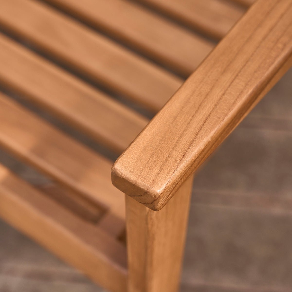Fauteuil de jardin en teck massif BARI naturel, BERAH GETAH
