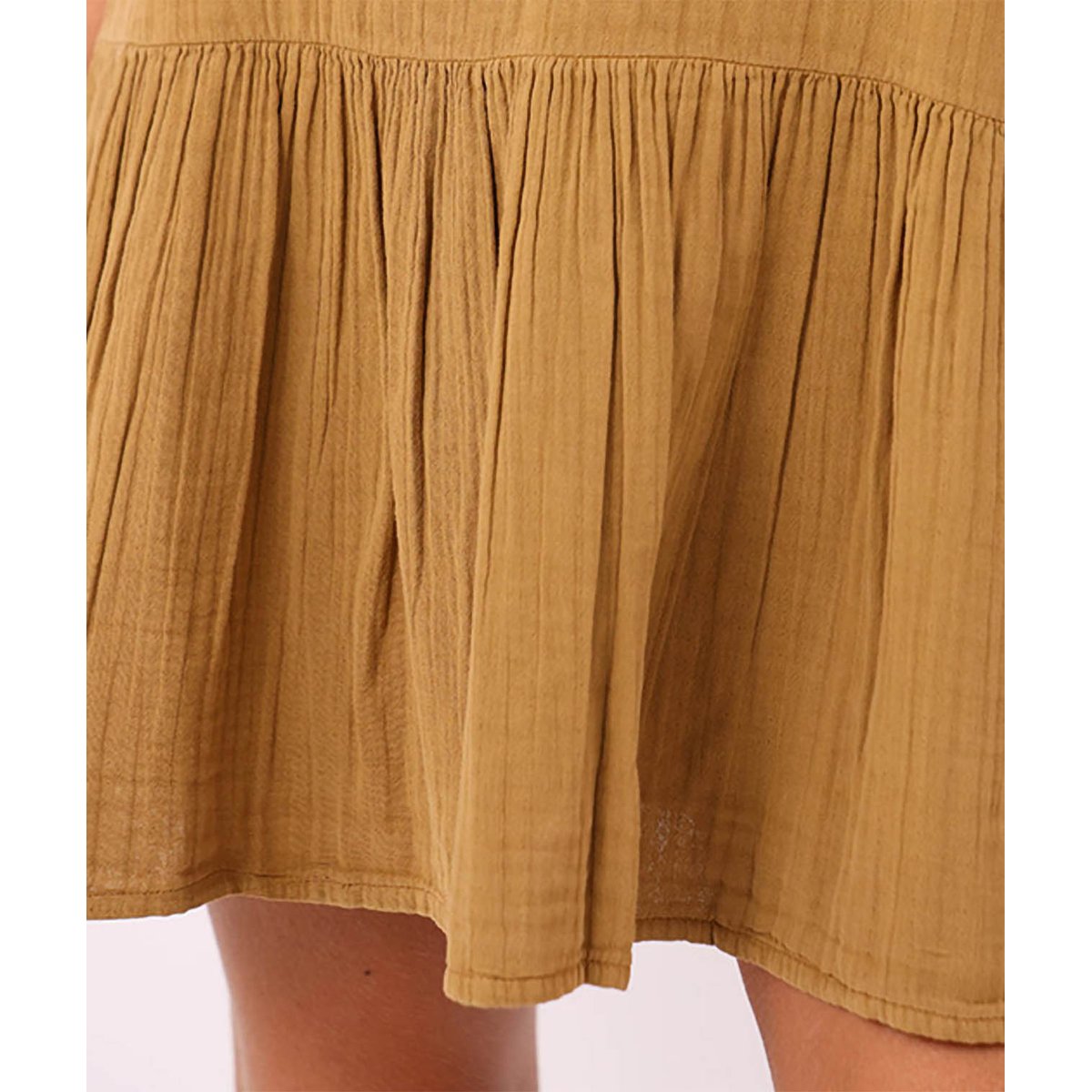Robe en coton délavée DOMINGO camel, OXBOW