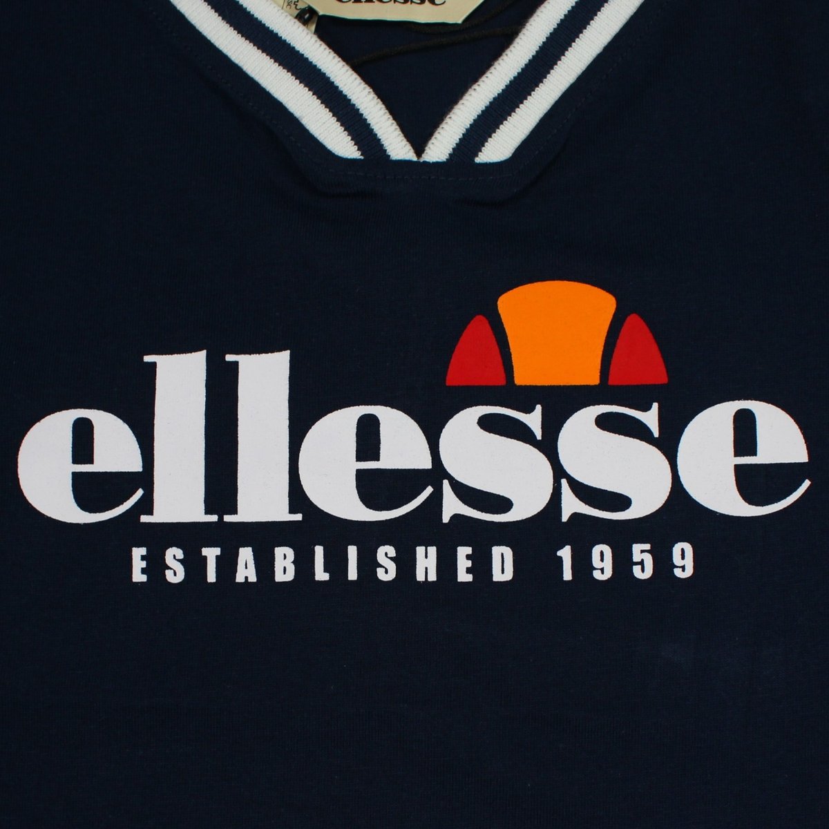 Ensemble t-shirt manches courtes et short TENNIS bleu marine, ELLESSE