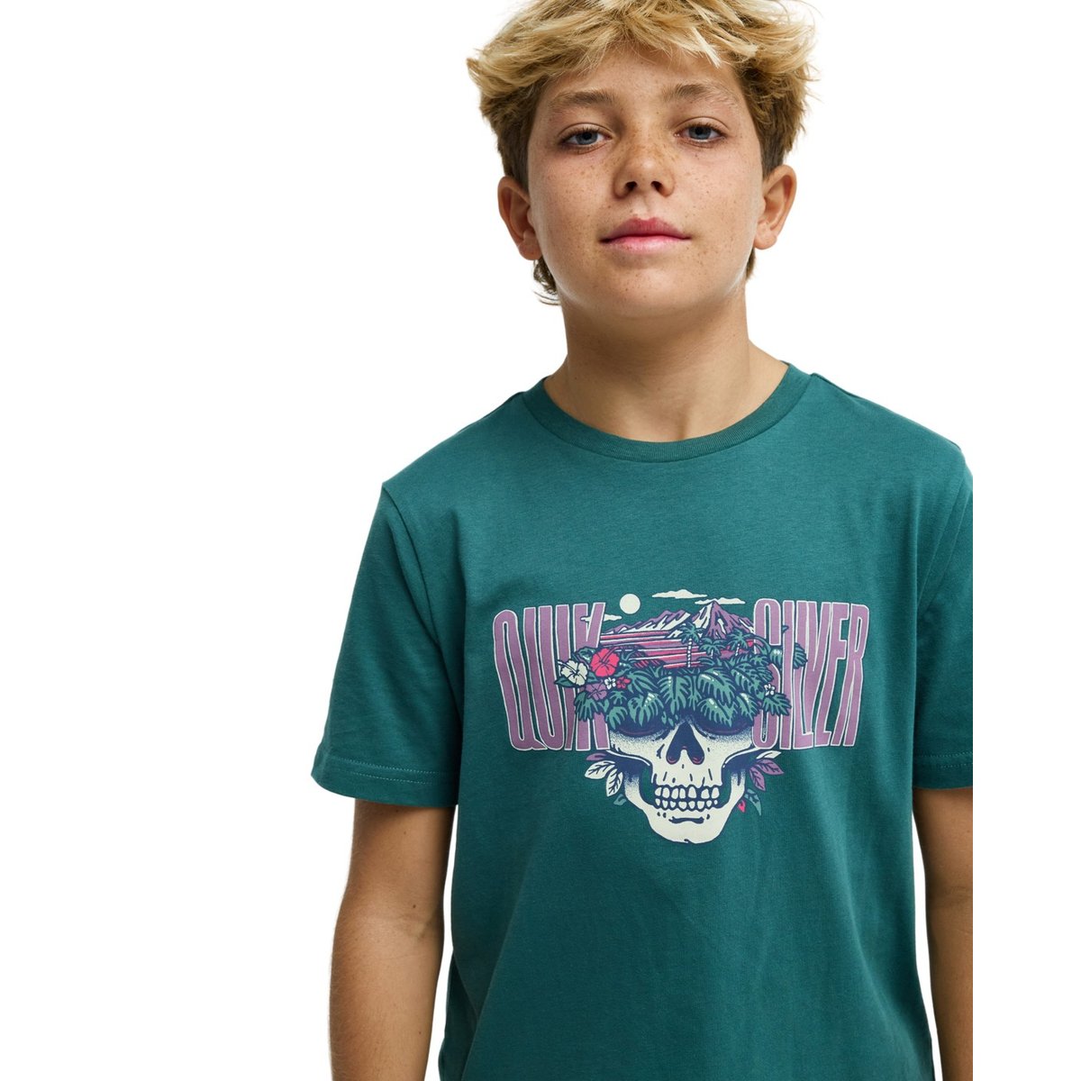 T-Shirt manches courtes PARADISE POINT Y vert forest, QUIKSILVER