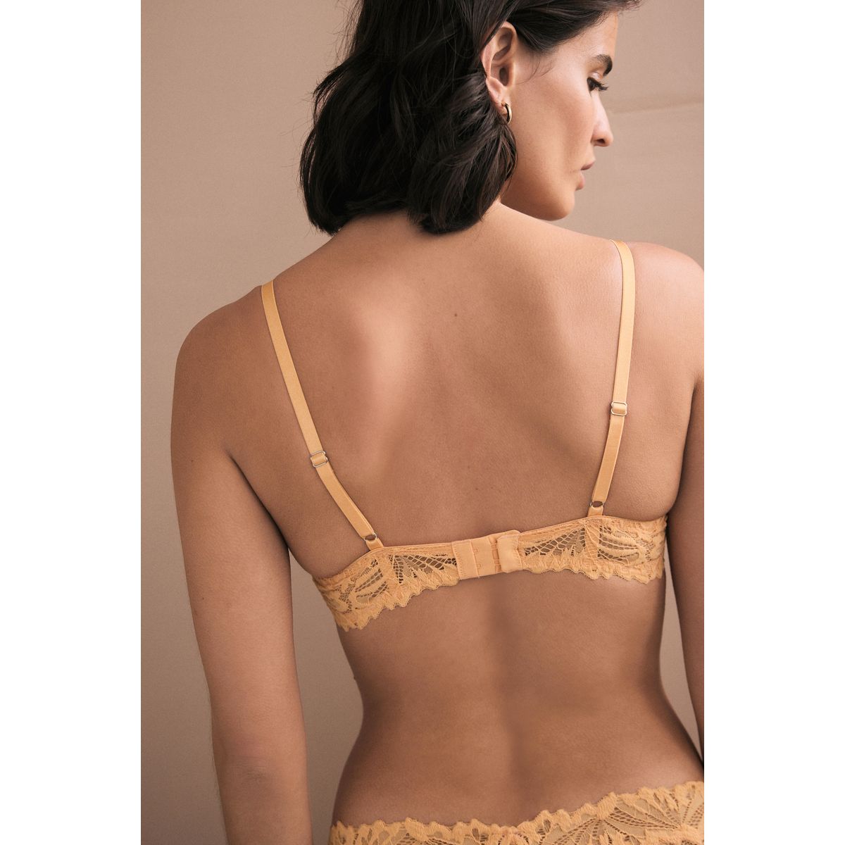 Soutien-gorge en dentelle ultra confort orange, NEXT